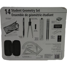 Load image into Gallery viewer, Staedtler Student Geometry Set 14 Piece Black
