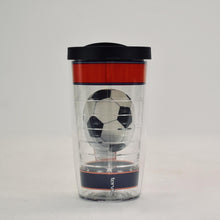 Load image into Gallery viewer, Tervis 16 oz wrap with travel lid Chile Soccer
