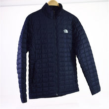 Load image into Gallery viewer, The North Face Small Navy Thermoball Jacket
