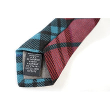 Load image into Gallery viewer, Todd Snyder USA Plaid Red Teal Green 3 inch width 100% Wool Neck Tie Mens NWT
