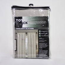 Load image into Gallery viewer, Total Black Out Rod Pocket Insulated Blackout Window Curtain Panel 95&quot; Beige
