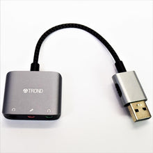 Load image into Gallery viewer, TROND External Sound Card USB Audio Adapter
