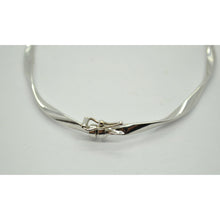 Load image into Gallery viewer, Twisted Bangle Polished 14K White Gold
