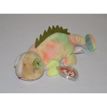 Load image into Gallery viewer, TY Beanie Baby - Iggy the Iguana - Tie Dyed, No Tongue
