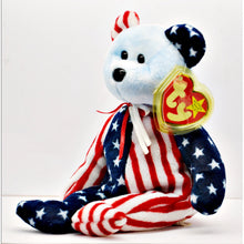 Load image into Gallery viewer, TY Beanie Baby - SPANGLE the Bear (Blue Head Version)

