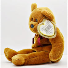 Load image into Gallery viewer, TY Beanie Baby - Teddy the New Face Bear Style 4050
