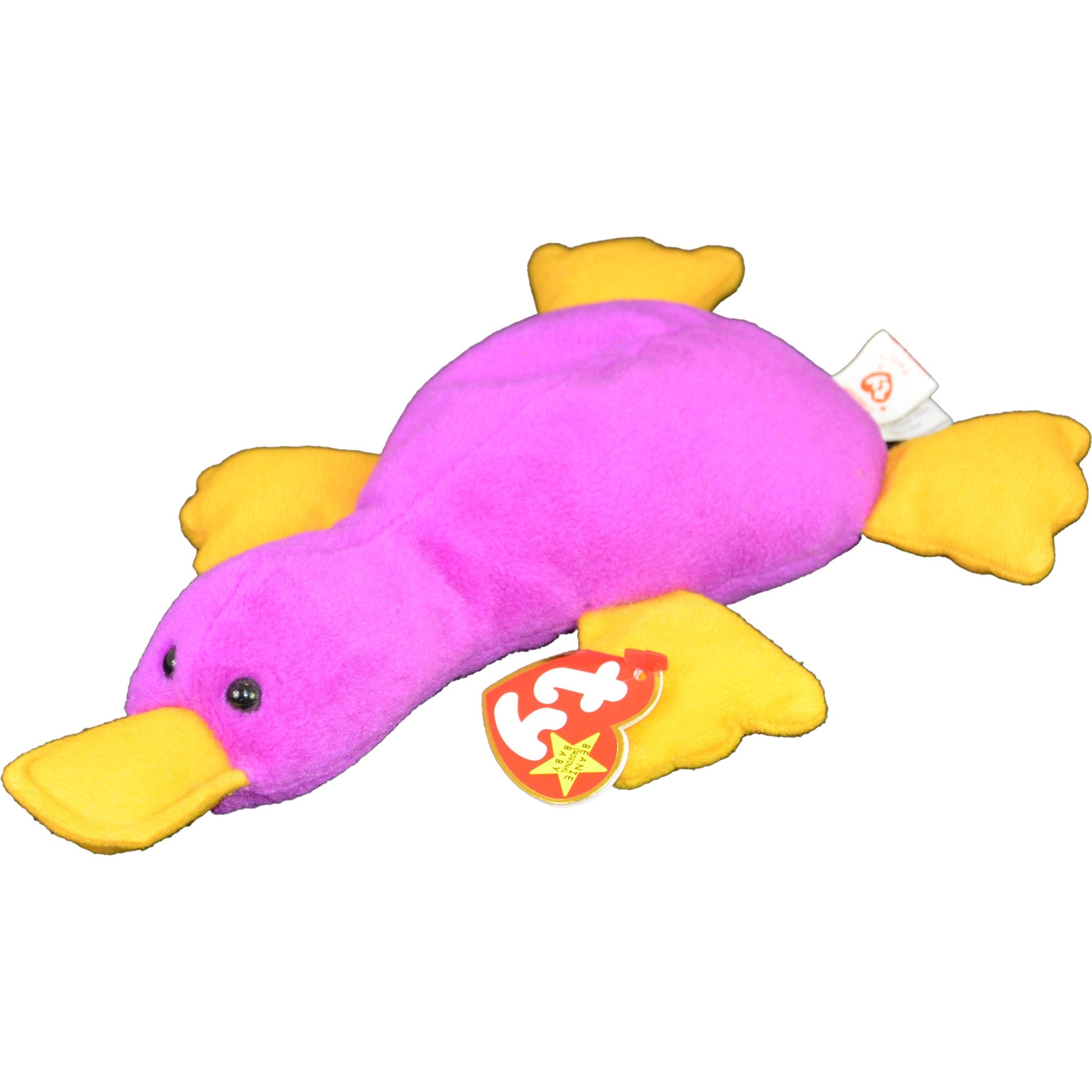 Magenta platypus beanie store baby