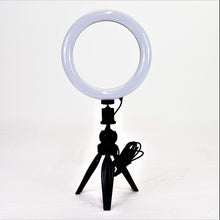 Load image into Gallery viewer, Ubeesize 8” Ring LED Light Tripod Stand with Bag
