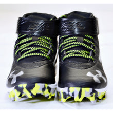 Load image into Gallery viewer, Under Armour Harper 3 Mid Rm Jr. Cleats Youth size 2 - Black-Footwear-Sale-Liquidation Nation
