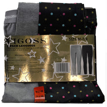 Load image into Gallery viewer, VIGOSS Girls&#39; 2-Pack Soft Cotton Stretch Leggings - M
