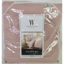 Load image into Gallery viewer, Wamsutta Bliss Twin Coverlet Mauve
