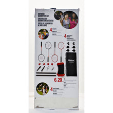 Load image into Gallery viewer, Wilson Outdoor Badminton Kit
