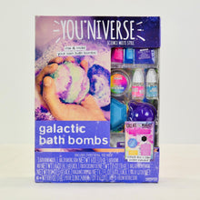 Load image into Gallery viewer, You*Niverse Galactic Bath Bombs Arts and Crafts Activity Kit
