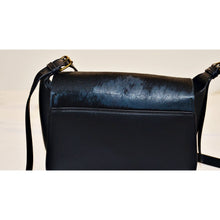 Load image into Gallery viewer, Zac Posen Black Leather Purse w/ Calf Hair-designer handbag sale
