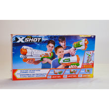 Load image into Gallery viewer, Zuru X-Shot Water Warfare 3 Pack Water Guns - Green/White/Orange
