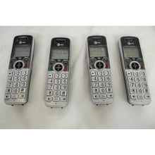 Load image into Gallery viewer, AT&amp;T Cordless DECT 6.0 4-Handset Phone System with Talking Caller ID CL83464

