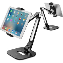 Load image into Gallery viewer, AboveTEK Long Arm Aluminum iPad/ iPhone Stand
