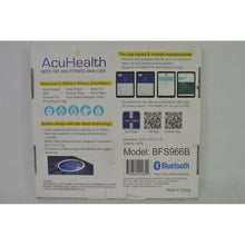 Load image into Gallery viewer, AcuHealth Body Fat Scale and Fitness Analyzer
