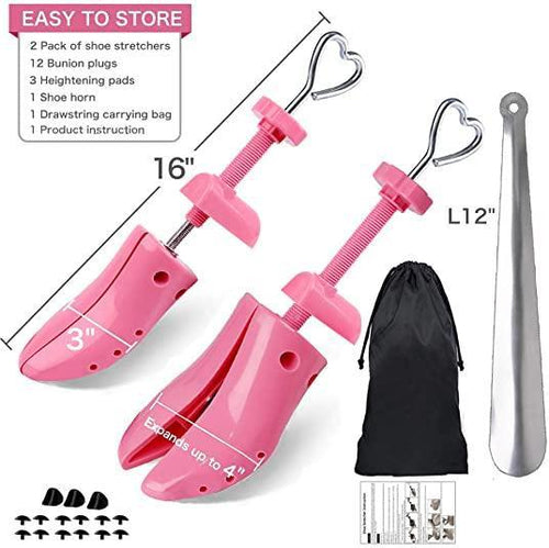 Adjustable Pink Heart Shoe Stretcher