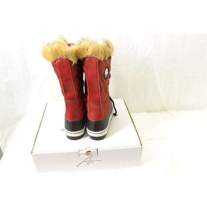 Alpinetek Women s Waterproof Winter Snow Boots Red 11M Liquidation Nation