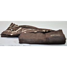 Load image into Gallery viewer, Alton Print Grommet Top Curtain Panel 84&quot; Chocolate Brown
