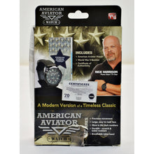 Load image into Gallery viewer, American Aviator Unisex (Rick Harrison) Limited Edition Watch Black
