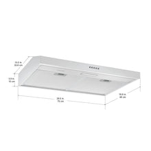 Load image into Gallery viewer, Ancona Convertible Cabinet Range Hood Stainless Steel 30&quot;-Liquidation Store
