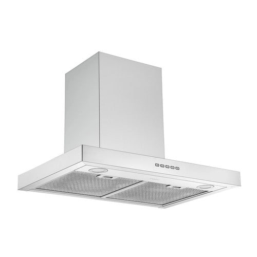 Ancona Convertible Wall Mount Rectangular Range Hood 30 Inch Stainless