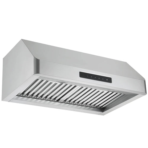 Ancona Pro Series Turbo Undercabinet Range Hood 30 Inch Stainless AN-1255