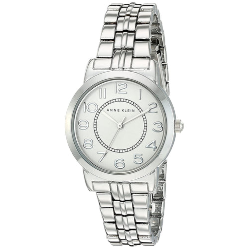 Anne Klein Analog AK-2279SVSV Stainless Steel Watch - Silver-tone