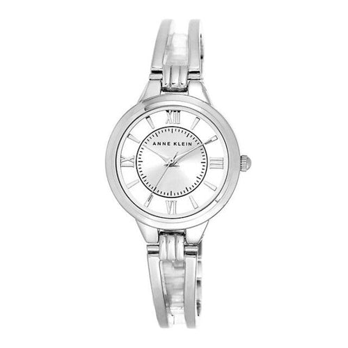 Anne Klein Ladies Double Bar Semi-Bangle Watch