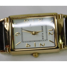 Load image into Gallery viewer, Anne Klein Women&#39;s Black Leather Strap Watch
