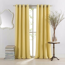 Load image into Gallery viewer, Anthology Sienna Grommet Drape Panel 84&quot; Citron
