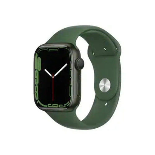 Apple Watch, 7th Series/ Green Aluminum Case with Clover Sport Band (GPS) - 45mm