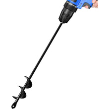 Load image into Gallery viewer, Auger Drill Bit for Rapid Bulb and Bedding Planting 17.7 &quot; x 1 ¾&quot; - Black
