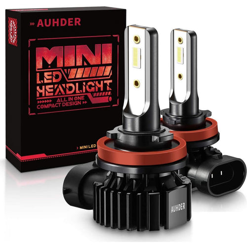 Auhder H11/H8/H9 LED Headlight Bulbs All-In-One Conversion Kit