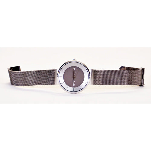 BERING, Solar Powered Mens' Watch / with Date Window - Stainless Steel