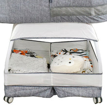 Load image into Gallery viewer, Baby Bliss Bassinet, Deluxe Sweetli with Matching Sheets/ Gray
