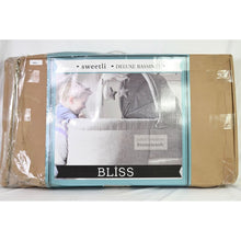 Load image into Gallery viewer, Baby Bliss Bassinet, Deluxe Sweetli with Matching Sheets/ Gray
