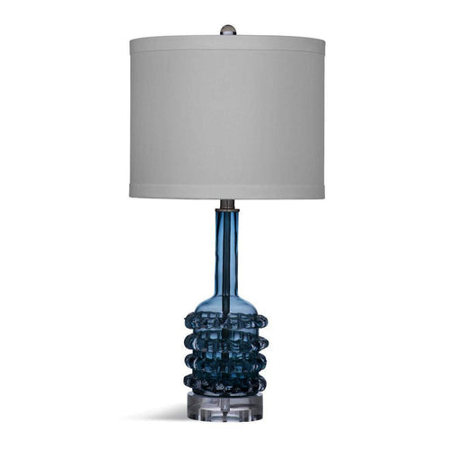 Bassett Mirror Malibu Table Lamp Finish Blue