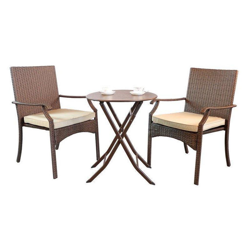 Bay Isle Home 3 Piece Bistro Set with Cushions Liquidation Nation