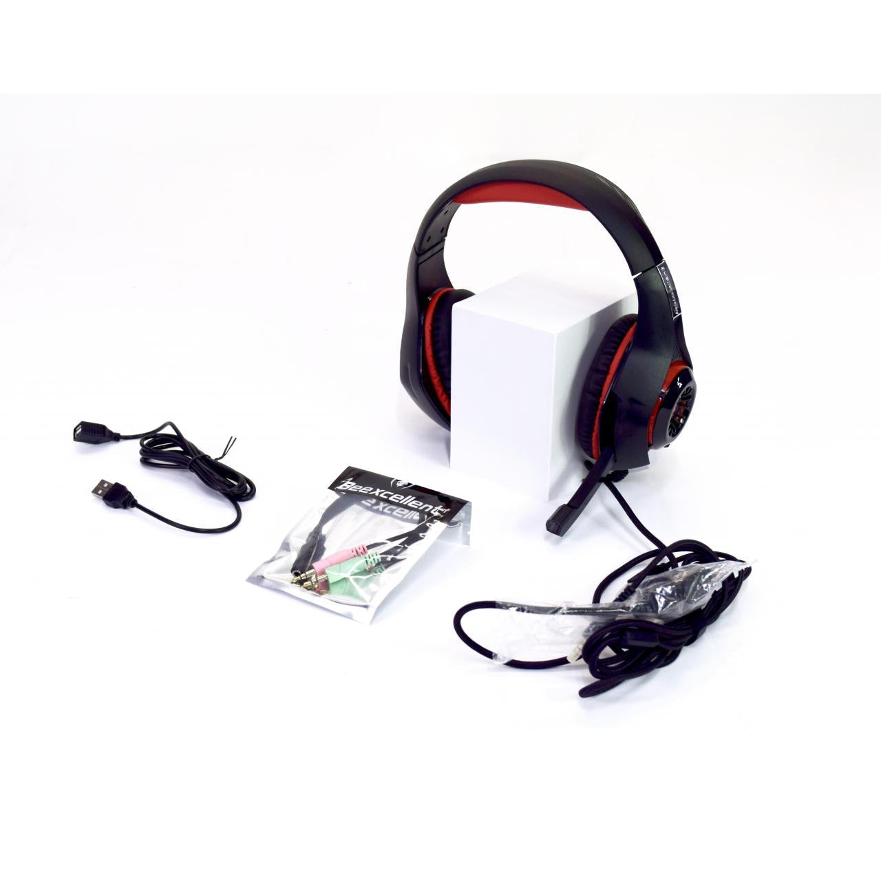 Beexcellent headset online red