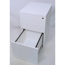 Load image into Gallery viewer, Bestar Assembled Mobile Pedestal 3-Drawer File Cabinet - White - 16w
