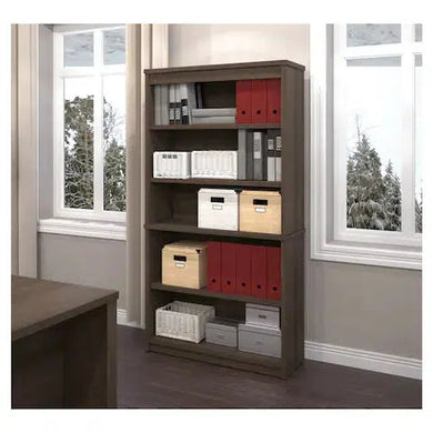 Bestar Uptown II 5 Shelf Bookcase - Antigua