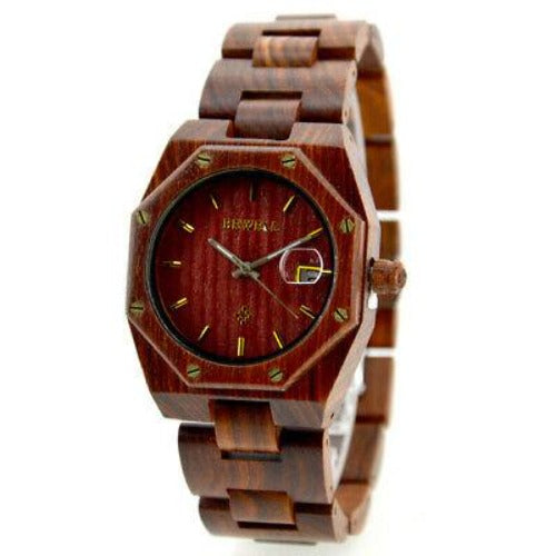 Bewell Sandalwood Watch Adjustable Wrist Wooden