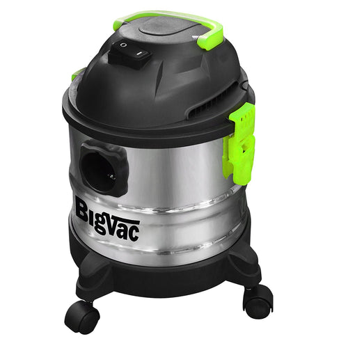 Big Vac 4 Gallon Wet/Dry Stainless Steel Vacuum