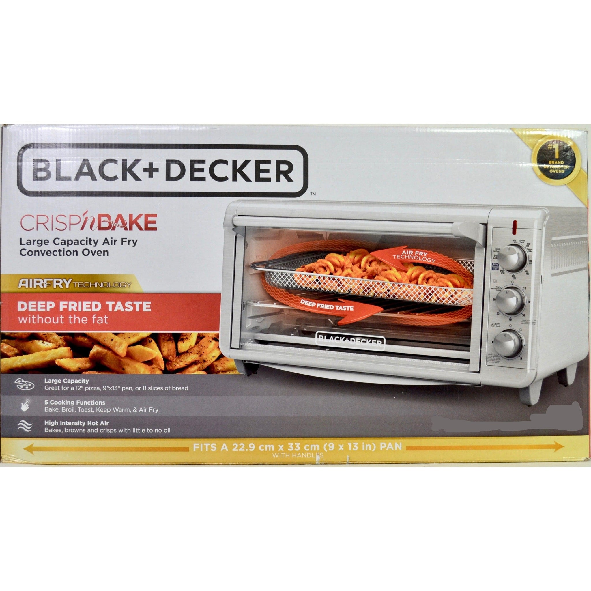 Black Decker Crisp 'N Bake Large Capacity Air Fry Convection