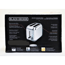 Load image into Gallery viewer, Black + Decker Extra Wide Slots Toaster Stainless Steel 2-Slices-Liquidation Store
