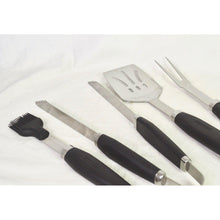 Load image into Gallery viewer, Brinkmann BBQ Tool Set Stainless Steel 4 Pc
