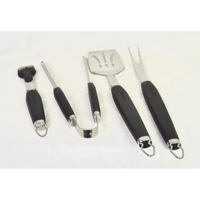 Brinkmann BBQ Tool Set Stainless Steel 4 Pc